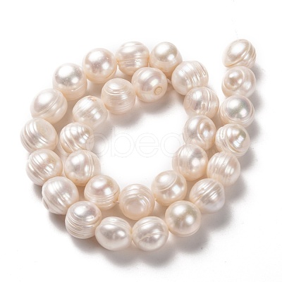 Natural Cultured Freshwater Pearl Beads Strands PEAR-L033-93-1