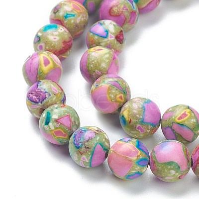 Assembled Natural & Dyed Magnesite Beads G-L575-02D-1