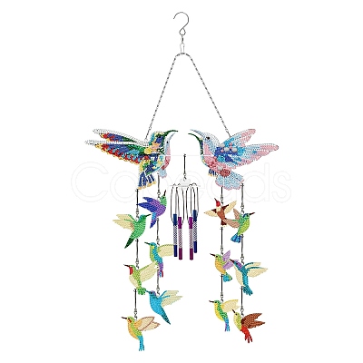 DIY Diamond Painting Windchime Decoration Kits PW-WG80569-03-1