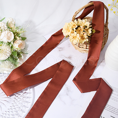 Long Polyester Silk Scarf for Women Girls AJEW-WH20022-48E-1