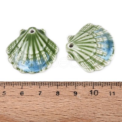 Vintage Handmade Porcelain Pendants PORC-N013-21-05-1