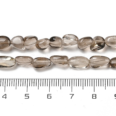 Natural Smoky Quartz Beads Strands G-H085-D01-01-1