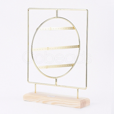Rotating Iron 3-Tier Earring Display Stand EDIS-E025-01-1