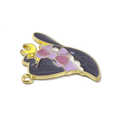Halloween Alloy Enamel Pendants PALLOY-O108-04LG-02-1