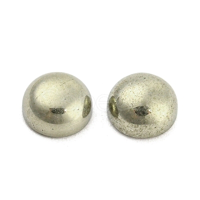Natural Pyrite Cabochons G-G013-01A-1