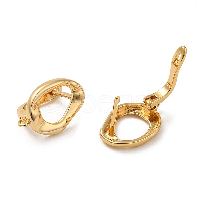 Brass Earring Findings LS-KK-O100-01G-1