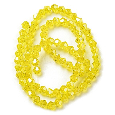 Transparent Electroplate Glass Beads Strands EGLA-A039-T2mm-A21-1