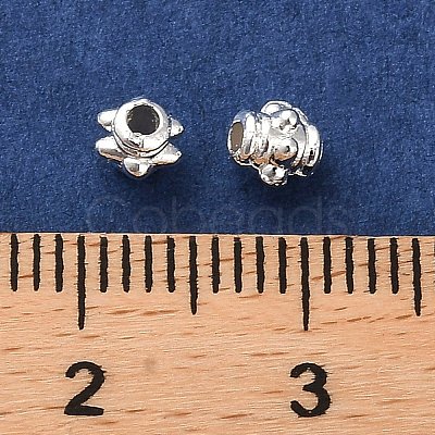 Long-Lasting Plated Alloy Beads PALLOY-A006-25S-1