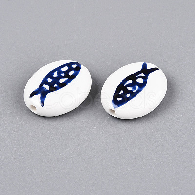 Handmade Porcelain Beads X-PORC-T134-03-1