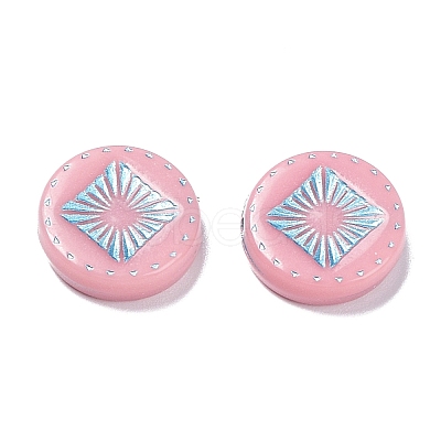 Opaque Acrylic Beads LS-OACR-G016-07J-1
