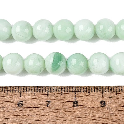 Imitation Lamowork Glass Beads Strands GLAA-Q106-07A-13-1