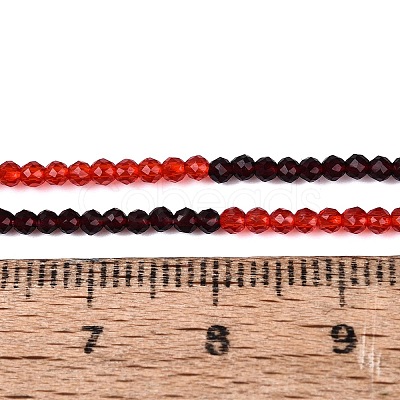 Transparent Glass Beads Strands GLAA-N074-01A-20-1