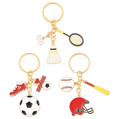 Alloy Enamel Keychain KEYC-FS00030-01-1