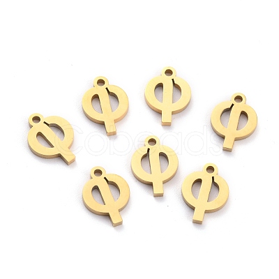 304 Stainless Steel Pendants STAS-F267-10F-G-1