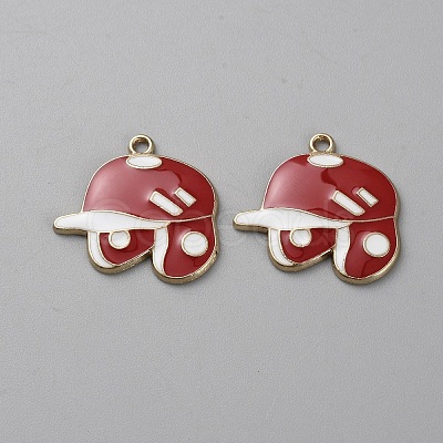 Alloy Enamel Pendants ENAM-CJC0010-36B-02-1