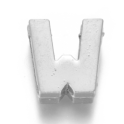 Alloy Slide Charms PALLOY-WH0069-02W-P-1