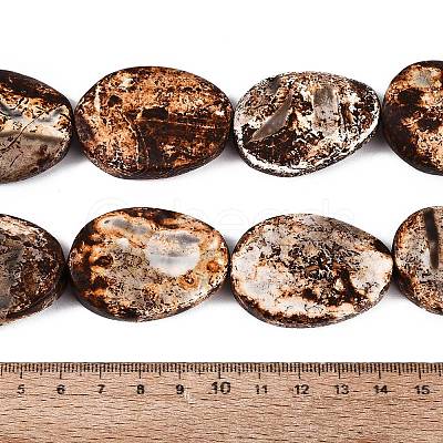 Natural Tree Bark Agate Beads Strands G-Q606-23B-1