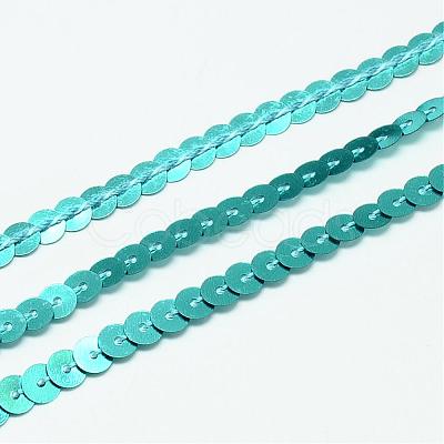 Plastic Paillette Beads PVC-Q085-6mm-11-1