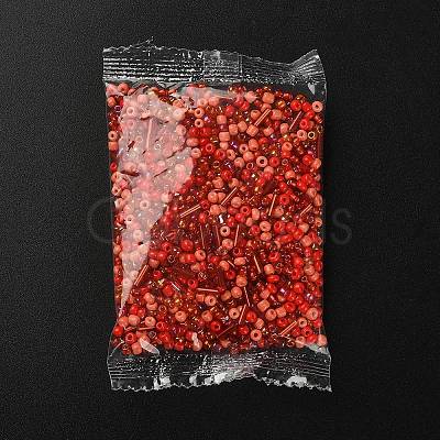 Opaque & Transparent Inside Colours Glass Seed Beads SEED-YW0002-17B-1