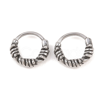 316 Stainless Steel Cartilage Earrings AJEW-C044-16C-AS-1