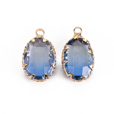 Gradient Color Glass Pendants X-GLAA-S193-006-B10-1