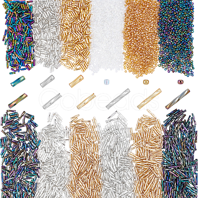 12 Style Glass Seed Beads SEED-PH0001-70-1