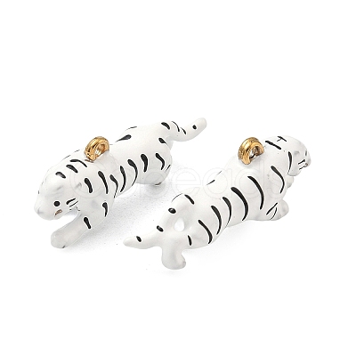 304 Stainless Steel Enamel Pendants STAS-F347-05G-1