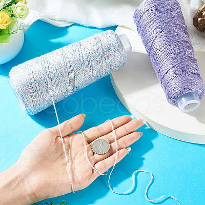 2 Rolls 2 Colors Cotton Cord OCOR-TA0003-47E-1