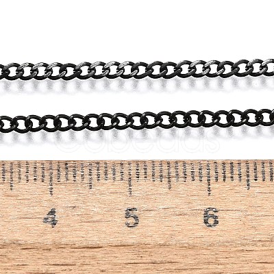 304 Stainless Steel Curb Chain Necklaces NJEW-L162-01A-B-1