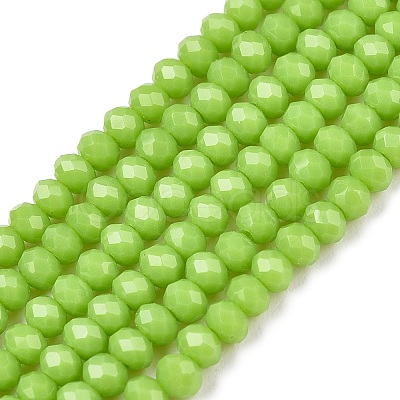 Opaque Solid Color Imitation Jade Glass Beads Strands LS-EGLA-A044-P1mm-D30-1