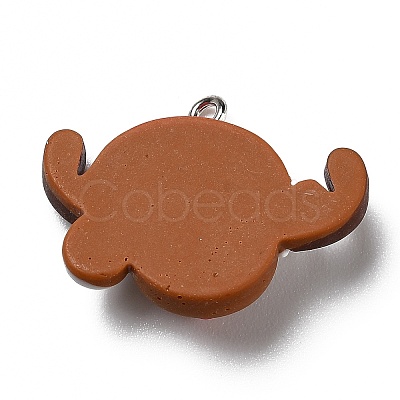 Opaque Resin Pendants LS-RESI-D055-118P-1