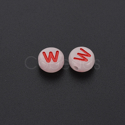 Acrylic Beads MACR-N008-58W-1