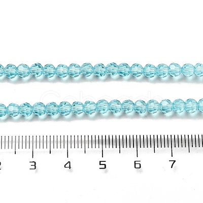 Transparent Glass Beads EGLA-A035-T4mm-D08-1