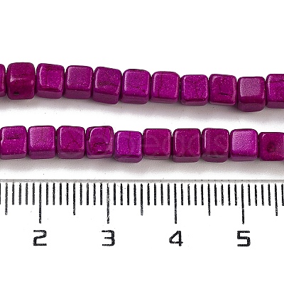 Synthetic Turquoise Beads Strands X-TURQ-G108-4x4mm-02-1