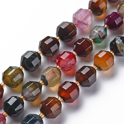 Natural Agate Beads Strands G-T131-118A-1