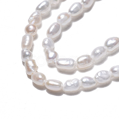 Natural Cultured Freshwater Pearl Beads Strands PEAR-N012-02I-1