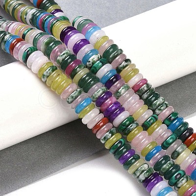 Natural & Synthetic Mixed Stone Beads Strands G-Q159-B12-01-1