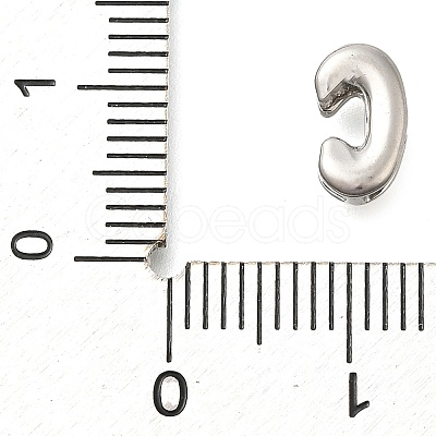 304 Stainless Steel Slide Charms STAS-B075-37P-C-1