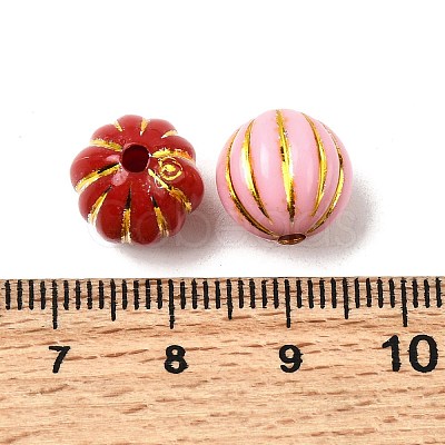 Opaque Acrylic Beads OACR-A044-02B-1