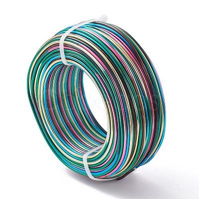 5 Segment Colors Round Aluminum Craft Wire AW-E002-2mm-B07-1