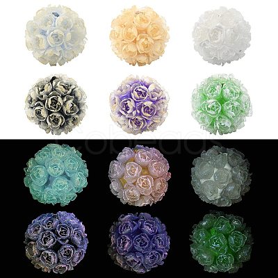 Polymer Clay Luminous Beads CLAY-CJC0016-02-1