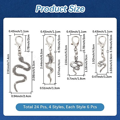 Snake Alloy Shoes Charms HJEW-CP00018-1