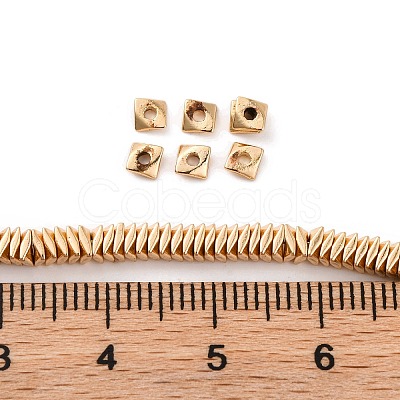 Electroplated Synthetic Non-magnetic Hematite Beads Strands G-G849-07A-LG-1