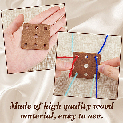 24Pcs Wood Tool for Knitting Loom Accessories TOOL-GA0001-90A-02-1