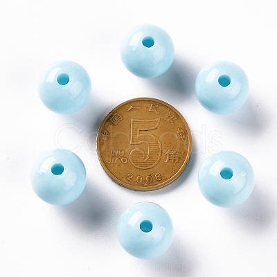 Opaque Acrylic Beads X-MACR-S370-C12mm-A07-1