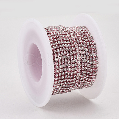 Electrophoresis Iron Rhinestone Strass Chains CHC-Q009-SS12-A02-1