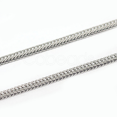 Tarnish Resistant 304 Stainless Steel Wheat Chains CHS-L001-167-1