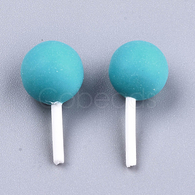 Handmade Polymer Clay 3D Lollipop Beads CLAY-T016-82B-1