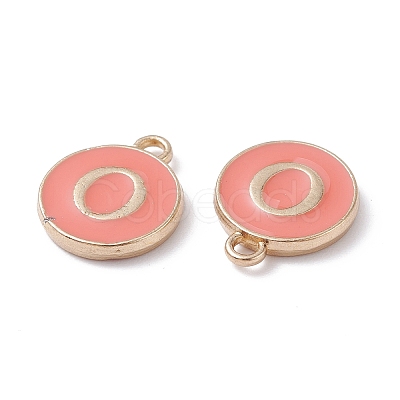 (Defective Closeout Sale Border damaged) Golden Plated Alloy Enamel Charms ENAM-XCP0001-20O-1