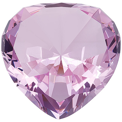 K9 Glass Rhinestone Heart Ornaments DJEW-WH20001-06B-1